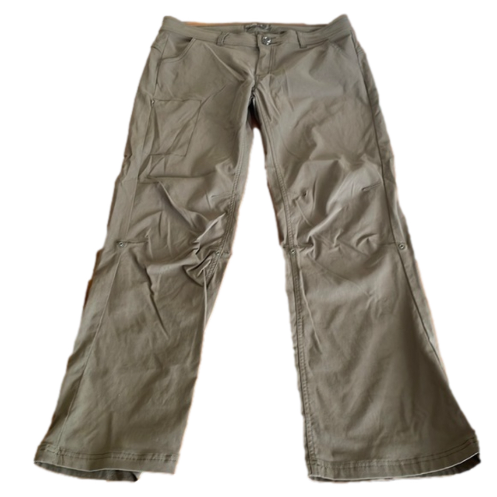 PRANA Nylon Roll Up Hiking Pants Size 12